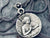 Vintage French Silver Angel Medal, Necklace