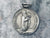 Vintage French Silver Saint Claire (Saint Clare of Assisi) and Saint Colette Medal by Penin Poncet