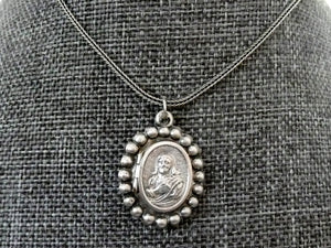 Jesus and Mary French Locket Necklace