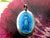 Vintage French Blue Enamel and Silver Miraculous Medal