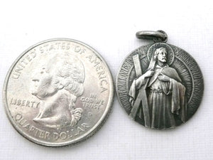 RESERVED FOR C - Vintage French Saint Andrew Medal by L Tricard