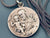 Vintage French Silver Saint Joseph Medal, Necklace