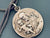 Vintage French Silver Saint Joseph Medal, Necklace