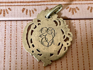 Antique French Silver Holy Communion Medal