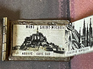 Vintage French Mont St Michel Book Locket