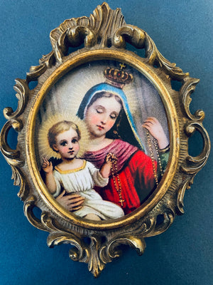 Vintage, Italian, Brass Frame