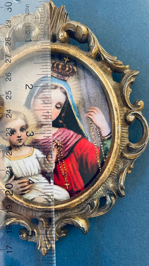 Vintage, Italian, Brass Frame
