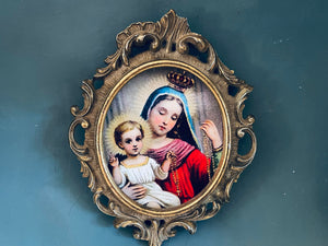 Vintage, Italian, Brass Frame