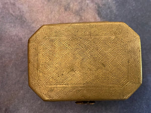 Vintage Czech Saint Therese Rosary Case