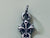 Vintage or Antique French Silver Fleur De Lys Crucifix