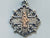 Vintage or Antique French Silver and Gold Our Lady of Grace Medal