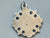 Vintage or Antique French Silver and Gold Our Lady of Grace Medal