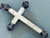 Antique French Silver and Mother of Pearl Crucifix