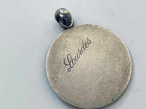Vintage French Virgin Mary Medal