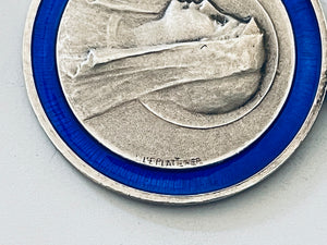 Vintage French Virgin Mary Medal