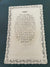 Antique French Child of Mary Paper Lace Holy Card