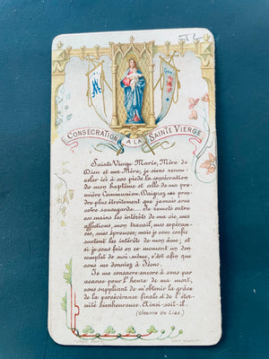 Vintage or Antique Booklet of Devotions to Mary