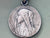 Vintage French Silver Virgin Mary Medal