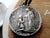 Antique French Silver Holy Communion Medal for a Boy