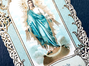 Antique Our Lady of Grace Holy Card