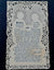 Antique French Paper Lace Holy Card of Holy Family