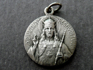 Vintage French Christ the King Medal
