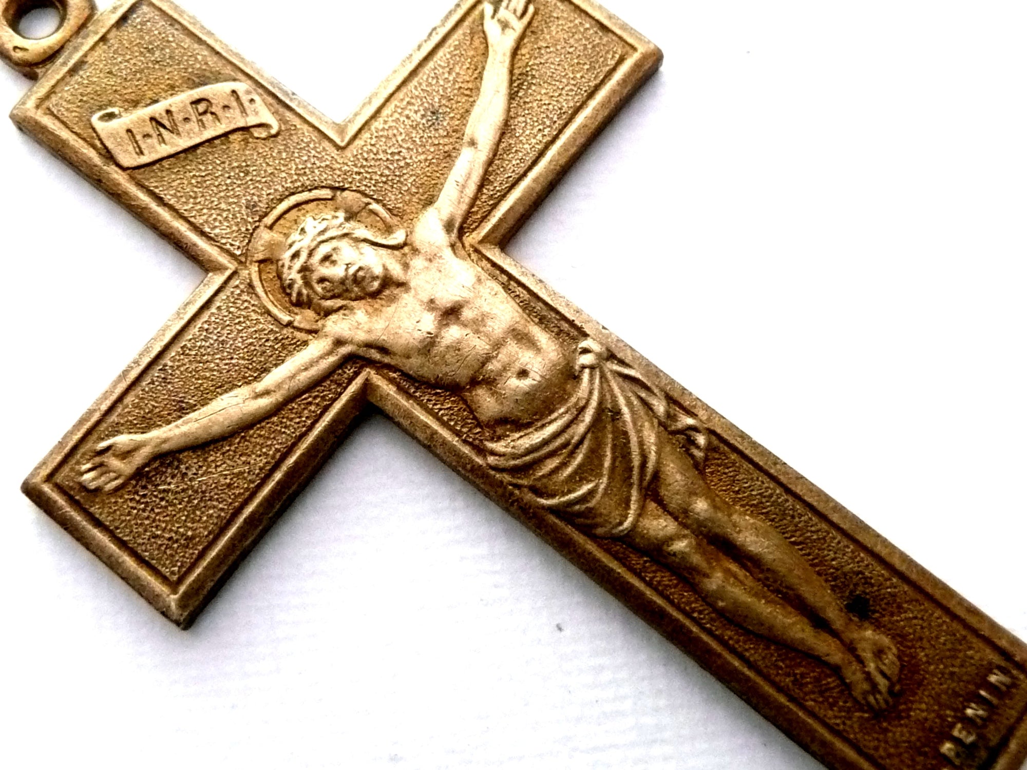 Antique L Penin Mission Crucifix