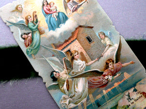 Vintage French House of Loreto Holy Card