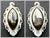 Antique French Mother of Pearl and Glass Our Lady of Lourdes Medal