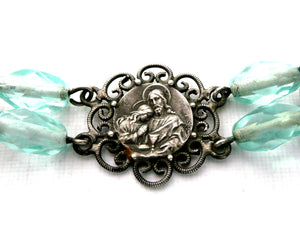 Antique French Holy Communion Bracelet