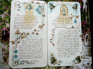 Vintage French Virgin Mary Booklet of Devotions