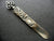 Vintage French Art Nouveau Silver Bookmark