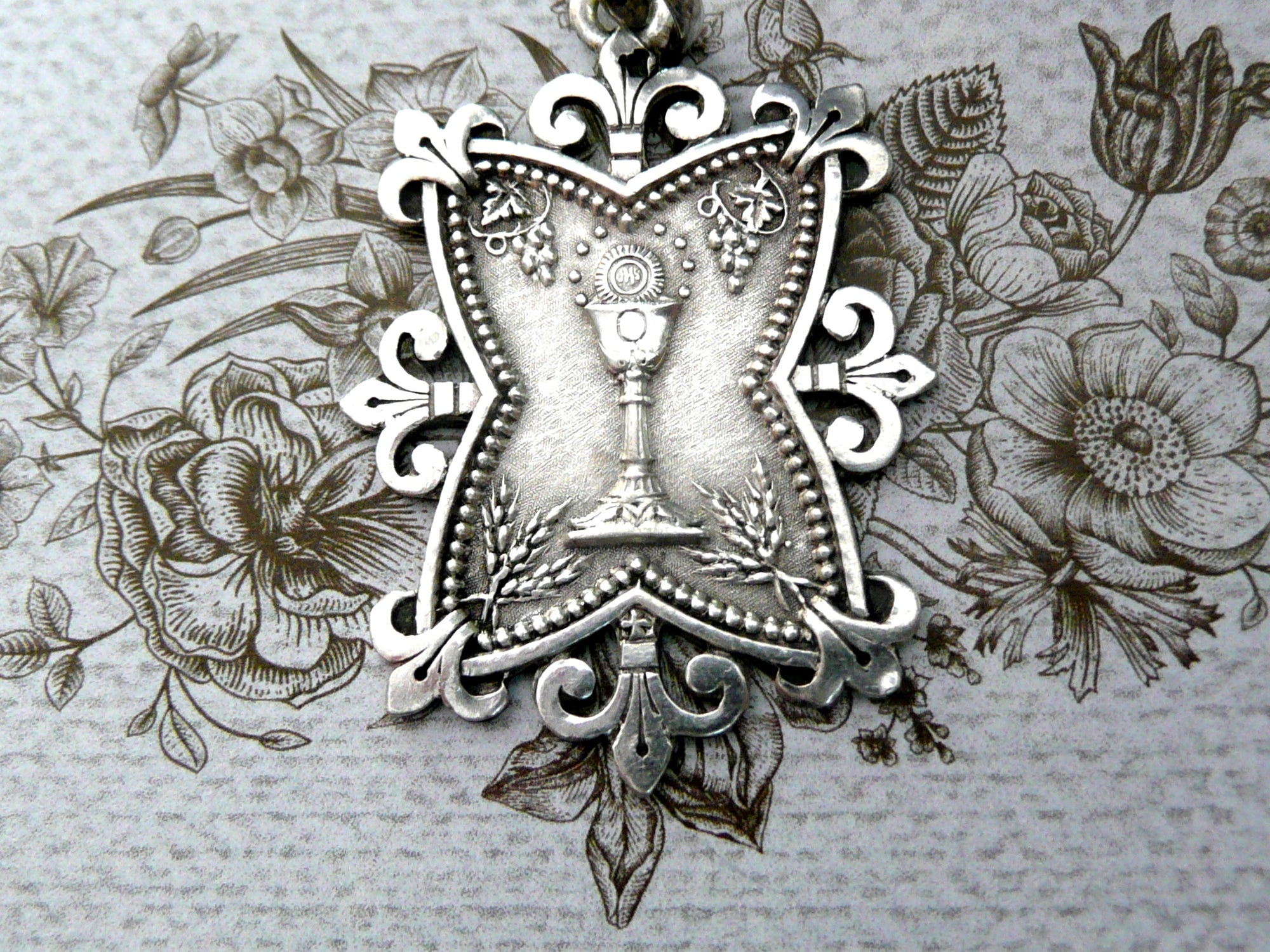 antique communion medal