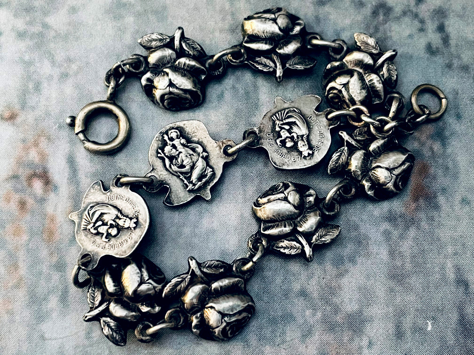 Vintage rosary outlet bracelet