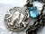 Vintage French Silver Our Lady of Grace Necklace