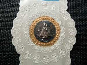 Antique Czech Republic Virgin Mary Holy Card