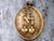 Large Vintage Brass or Bronze French Miraculous Medal