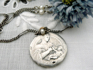 Madonna and Child Necklace