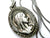 Virgin Mary Necklace - Vintage French Silver and Marcasite Our Lady of Lourdes Medal