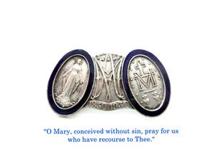 100th Anniversary Miraculous Medal French Brooch