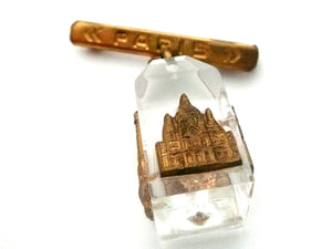 Vintage Paris Souvenir Brooch