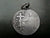 Vintage French Silver Cherub Medal