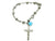 Vintage Sterling Silver Rosary Bracelet