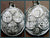 Antique French Silver Six Sacraments Medal