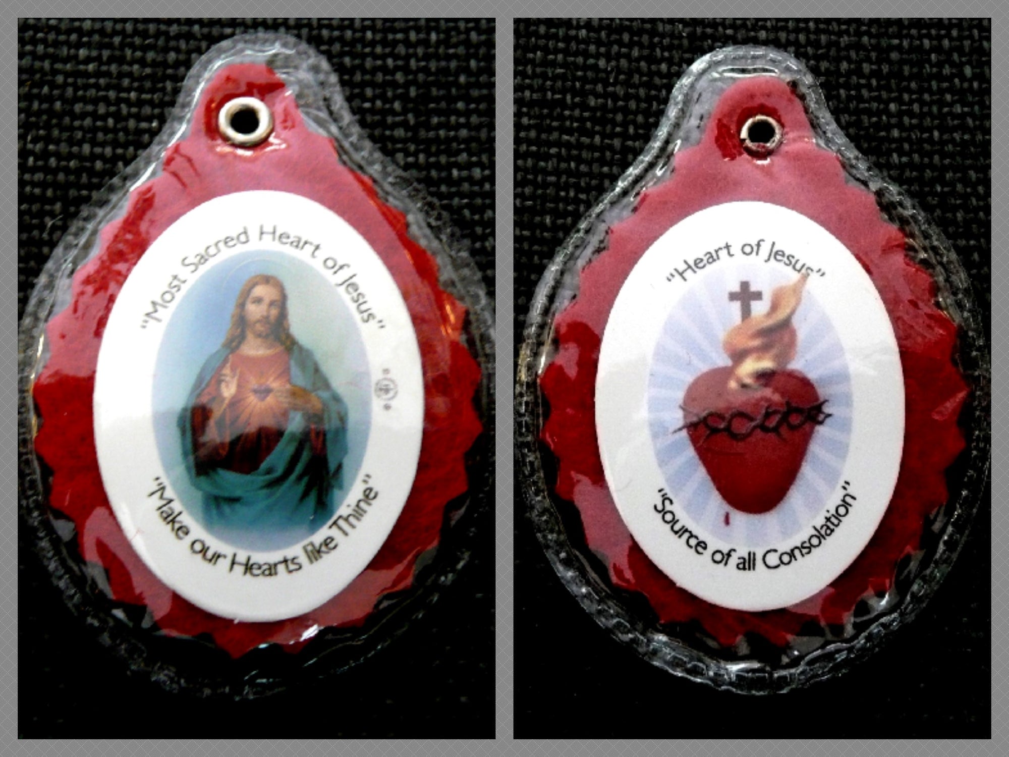 NEW WJ Hirtin Sacred Heart of Jesus Badge
