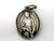 Small Vintage 800 Silver Saint Clare and Saint Francis of Assisi Medal