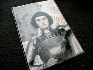 Two Blank Saint Joan Note Cards