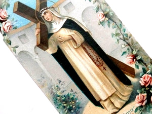 1940s Saint Rose of Lima Holy Card