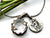 Scapular Medal Necklace- Vintage 800 Silver Scapular Medal