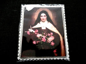 Saint Therese Card Tag by Little Heart Designs